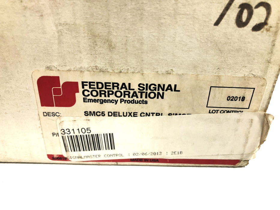 Federal Signal SignalMaster Series B 12VDC Deluxe Controller SMC5 (331105) NOS