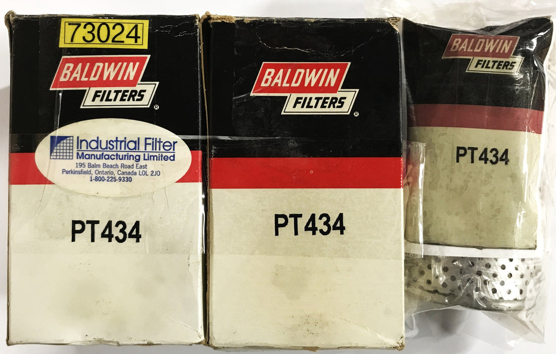 Baldwin Hydraulic Filter PT434 [Lot of 3] NOS
