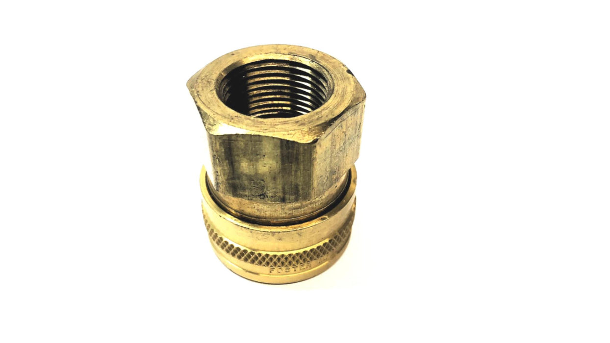 Foster Brass 3/4 Inch Female NPT Straight Quick Coupler 75FS NOS