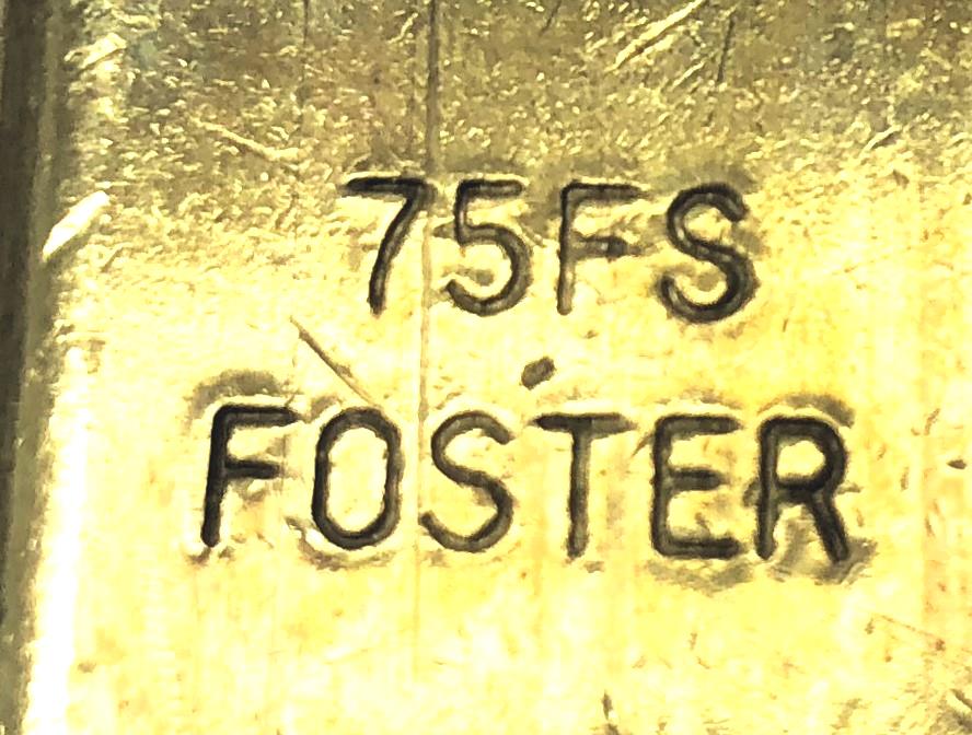 Foster Brass 3/4 Inch Female NPT Straight Quick Coupler 75FS NOS