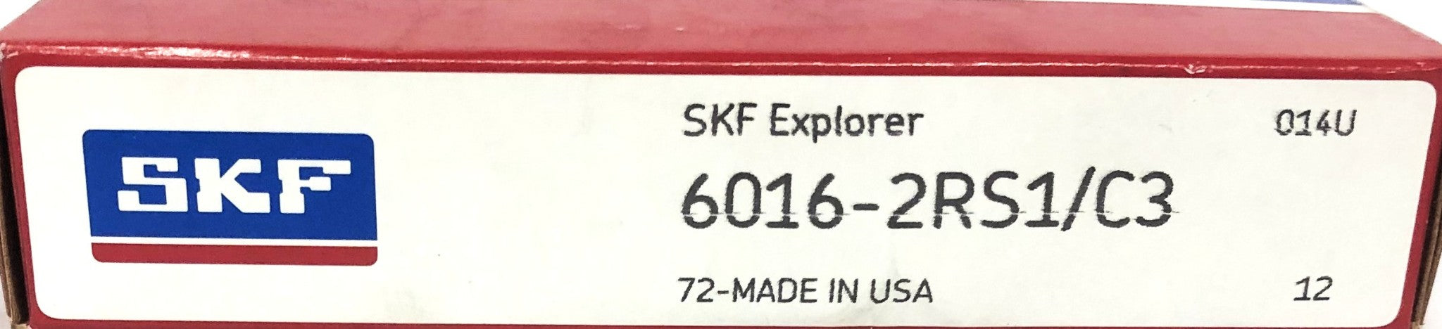 SKF Explorer Deep Groover Single Row Ball Bearing 6016-2RS1/C3 NOS