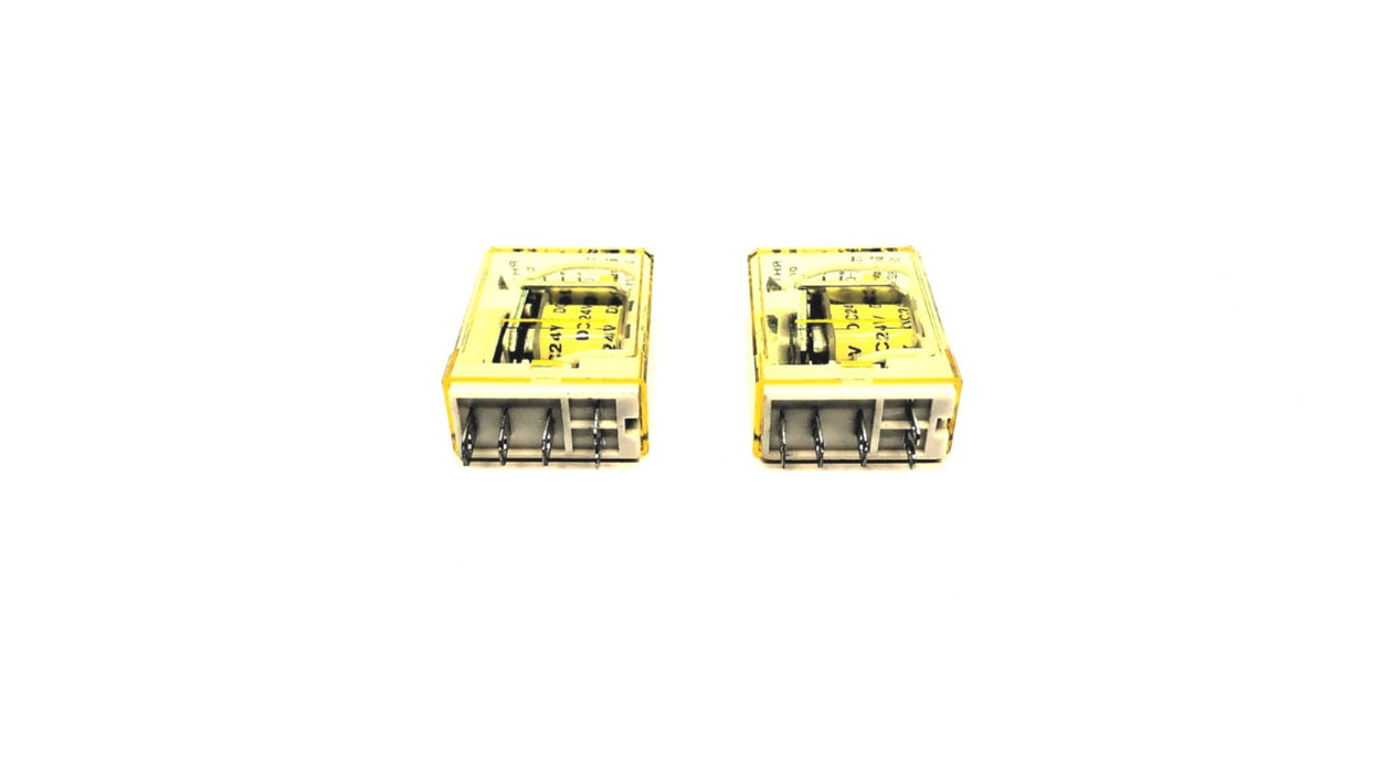 IDEC DC24V General Purpose Relay RH1B-U (21321-A1) [Lot of 2] NOS