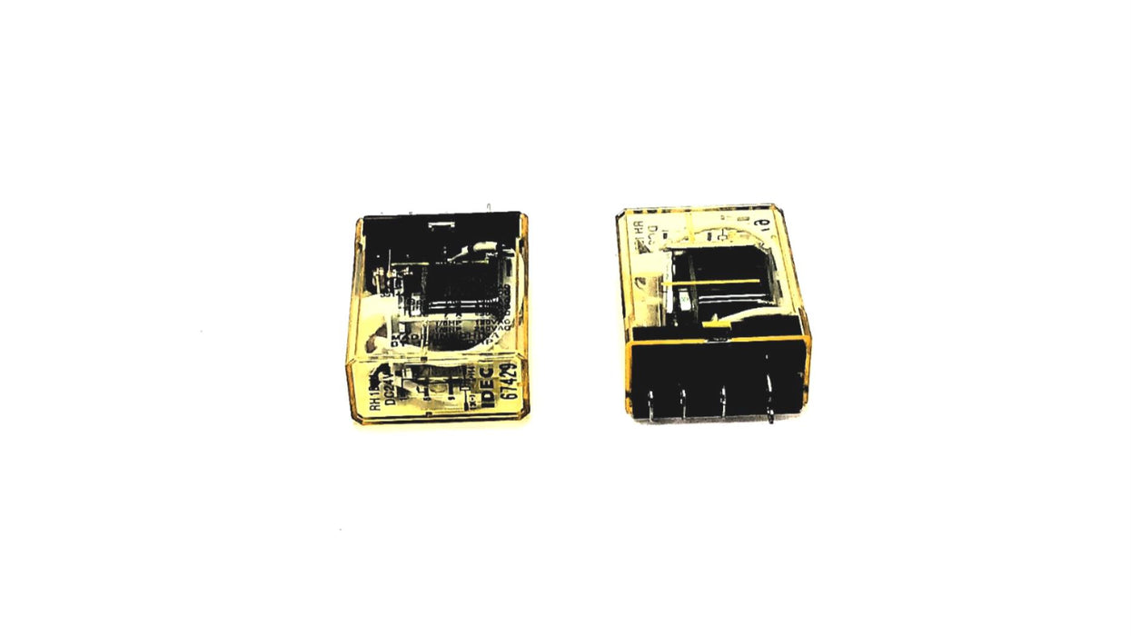 IDEC DC24V General Purpose Relay RH1B-U (67429) [Lot of 2] NOS