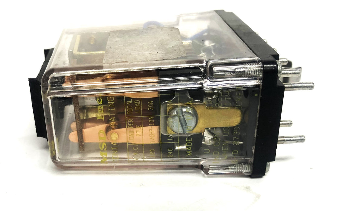 MSD Inc. 110V 50Hz 120V 60Hz General Purpose Relay 219BBXPLM NOS
