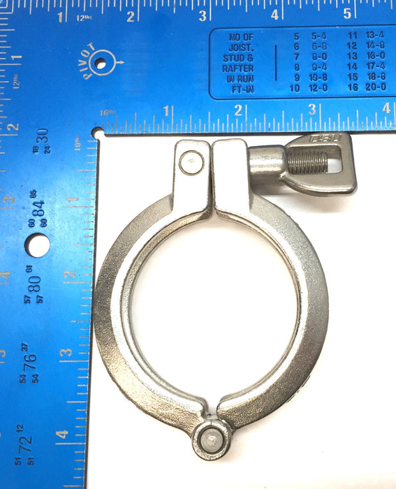 OSU 2" T304 Clamp w/Wing Nut 13MHHM2.0-H NOS