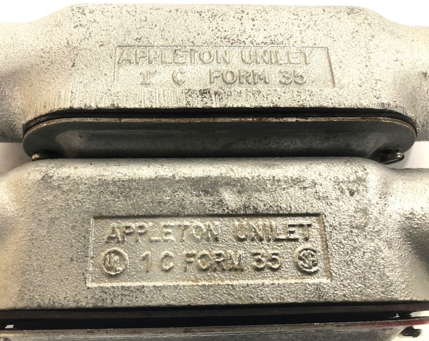 Appleton 2 C Conduit Body Form 35 [Lot of 2] USED