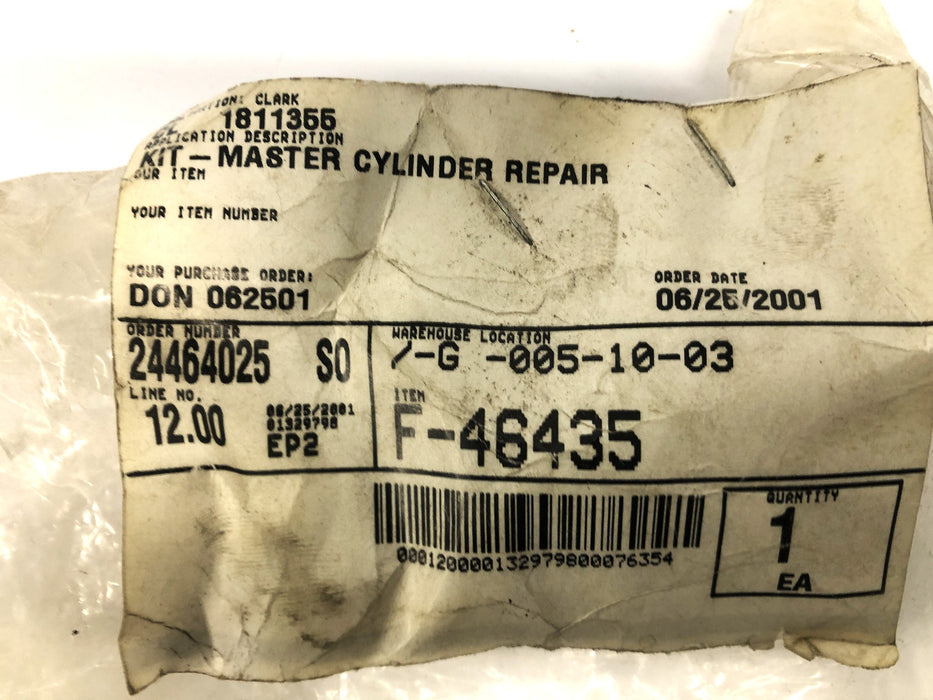Clark Master Cylinder Repair Kit 1811355 NOS