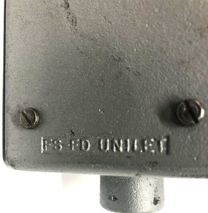 Appleton 1/2 Inch Unilet Conduit Body Type FSC NOS