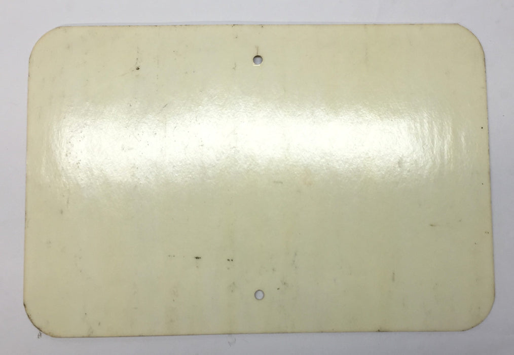 W.H. Brady 18" x 12" Blue/White Fiber-Shield 'Handicapped Parking' 91331 USED