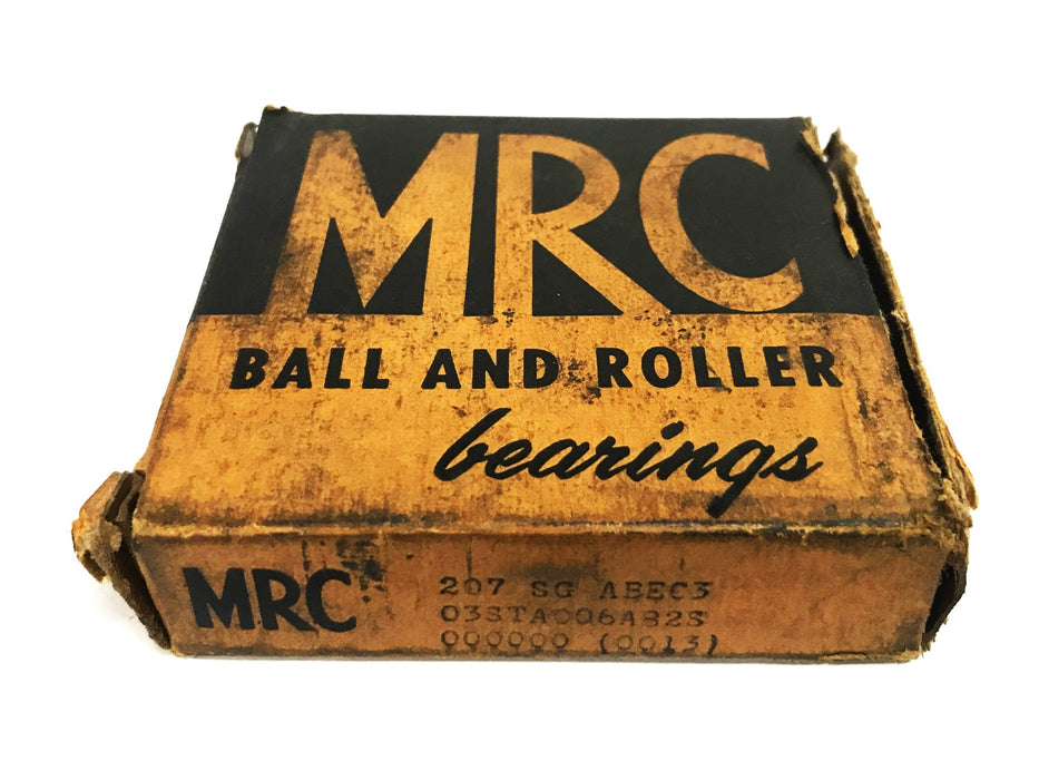 MRC Single Row Ball Bearing 207SG-ABEC3 NOS