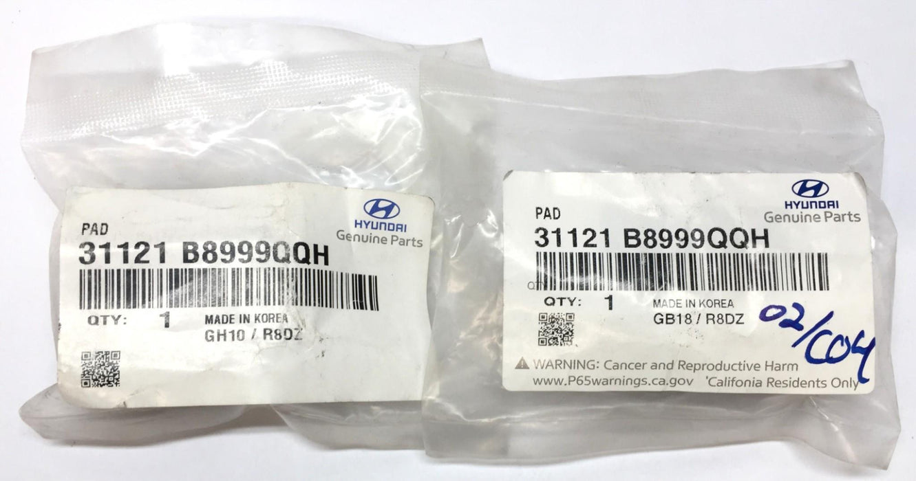 Hyundai Pad 31121 B8999QQH [Lot of 2] NOS