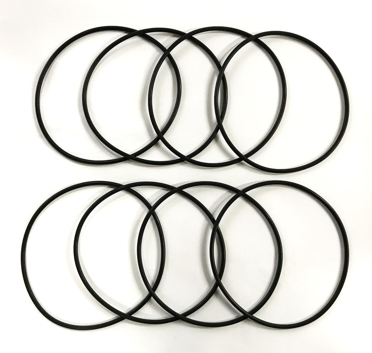 Unbranded 7 inch x 3/16 inch Black O-Ring [Lot of 8] NOS