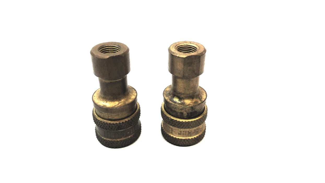 Parker Quick Connect Vacuum Coupler (Smaller Head) BH1-60 [Lot of 2] NOS