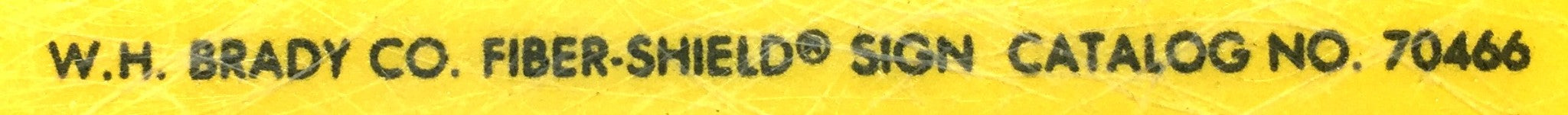 W.H. Brady 14" x 10" Fiber-Shield 'CAUTION-Open Door Slowly' Sign 70466 USED