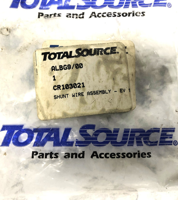 Total Source EV100 Shunt Wire Assembly CR103021 NOS