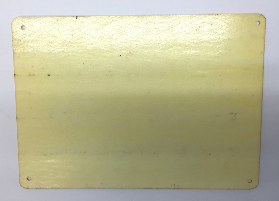 W.H. Brady 14" x 10" Fiber-Shield 'CAUTION-Open Door Slowly' Sign 70466 USED