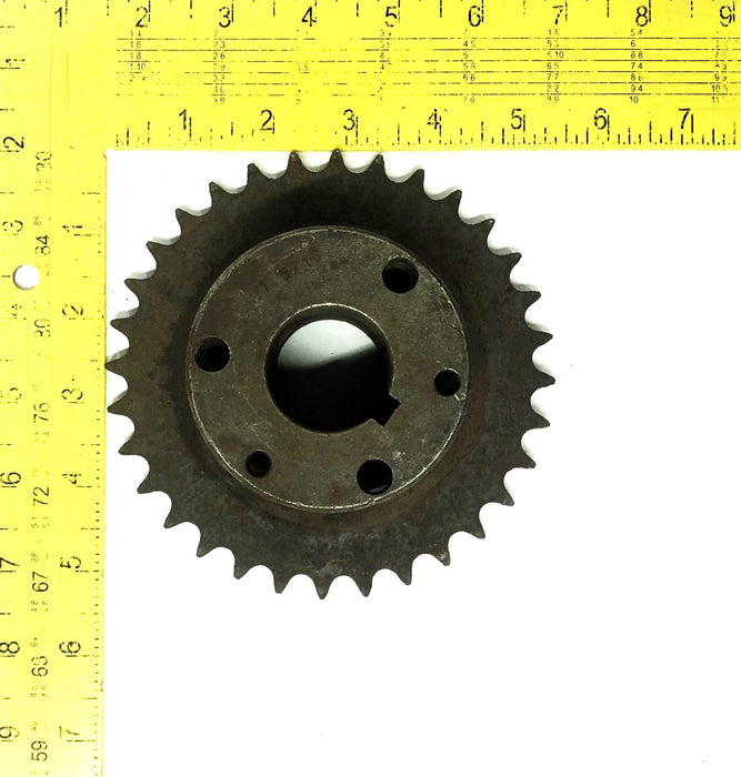 Browning P1X1-5/16 Tapered Bushing Roller Chain Sprocket 40P32 NOS