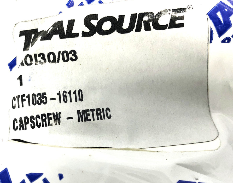 Total Source 10.9 JH Metric Capscrew CTF1035-16110 [Lot of 3] NOS
