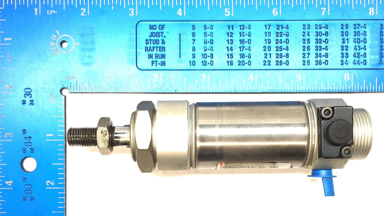 SMC Pneumatic Cylinder CDBM2F32-25-HN (CDBM2F3225HN) NOS