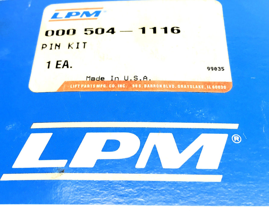 LPM King Pin Kit (Missing Shims) 504-1116 NOS