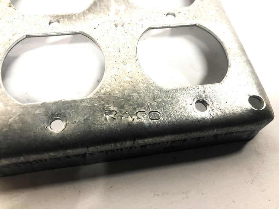 Raco 2 Gang Square Receptacle 7.3 CU. IN [Lot of 6] USED