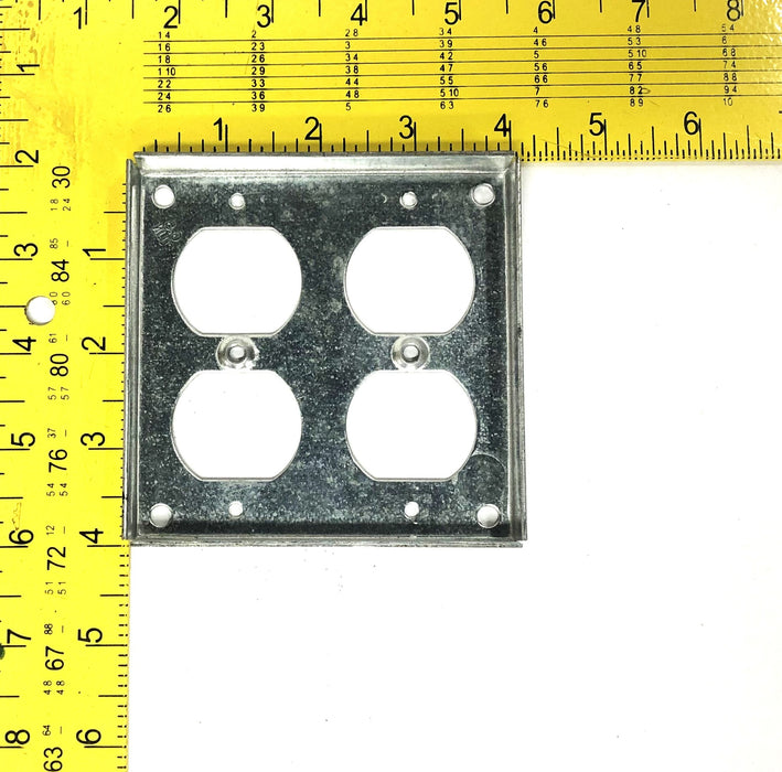 BMC 2 Gang Square Receptacle 6.5 CU. IN [Lot of 8] USED