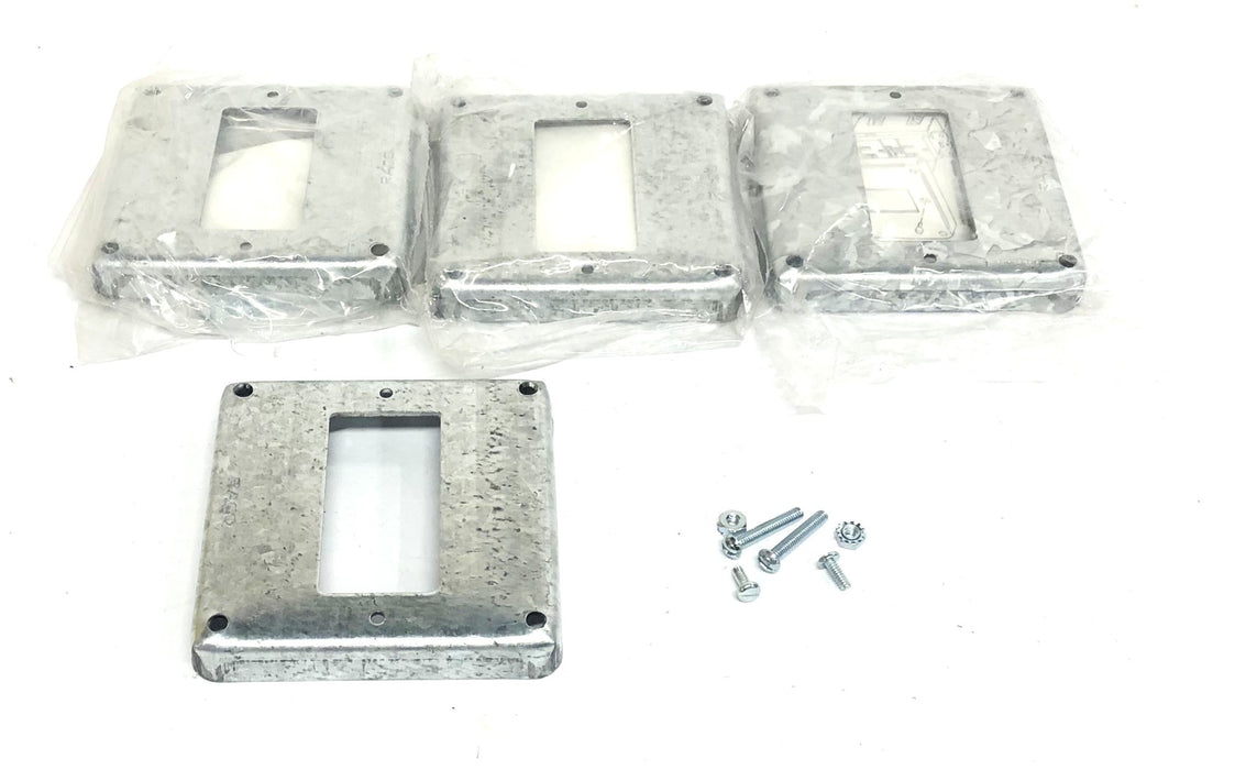 Raco 2 Gang Square Receptacle 7.3 CU. IN [Lot of 4] NOS