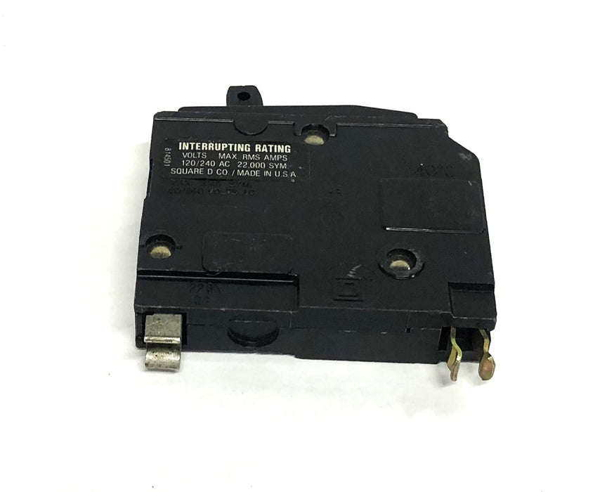 Square D 120/240VAC Circuit Breaker 22,000AIC USED
