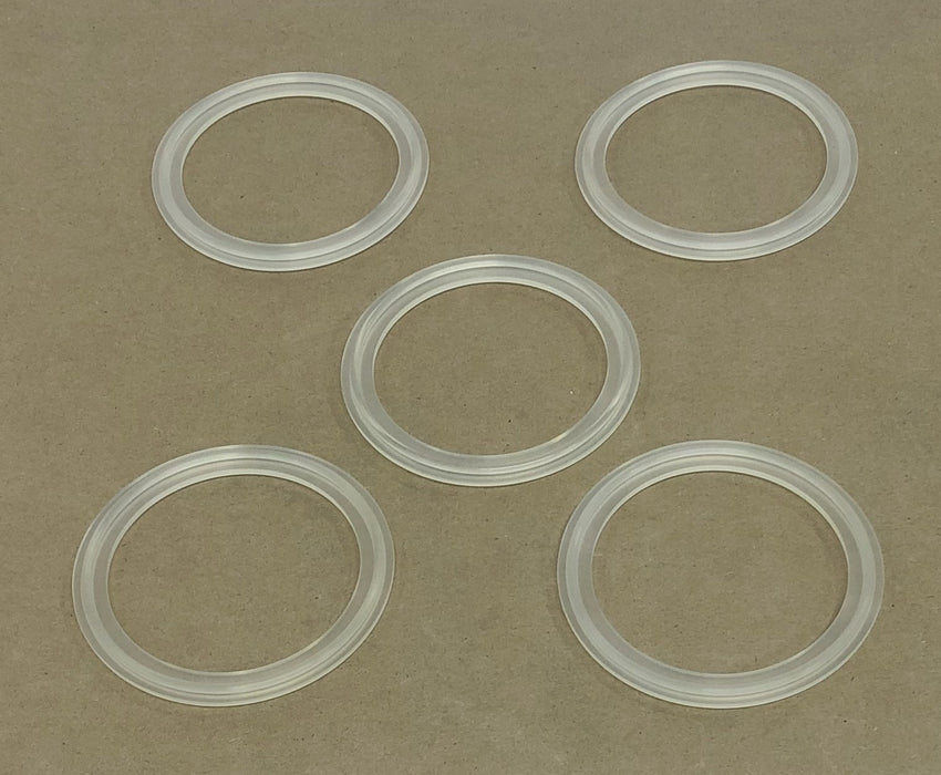 McMaster-Carr Silicone Gasket For 2-1/2 Inch Tube OD 4520K46 [Lot of 5] NOS