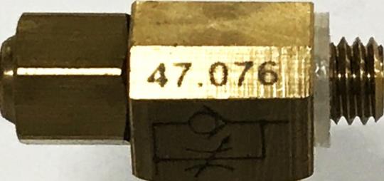 Piab/Kuhnke Flow Restrictor Valve 0119753/47.076 NOS