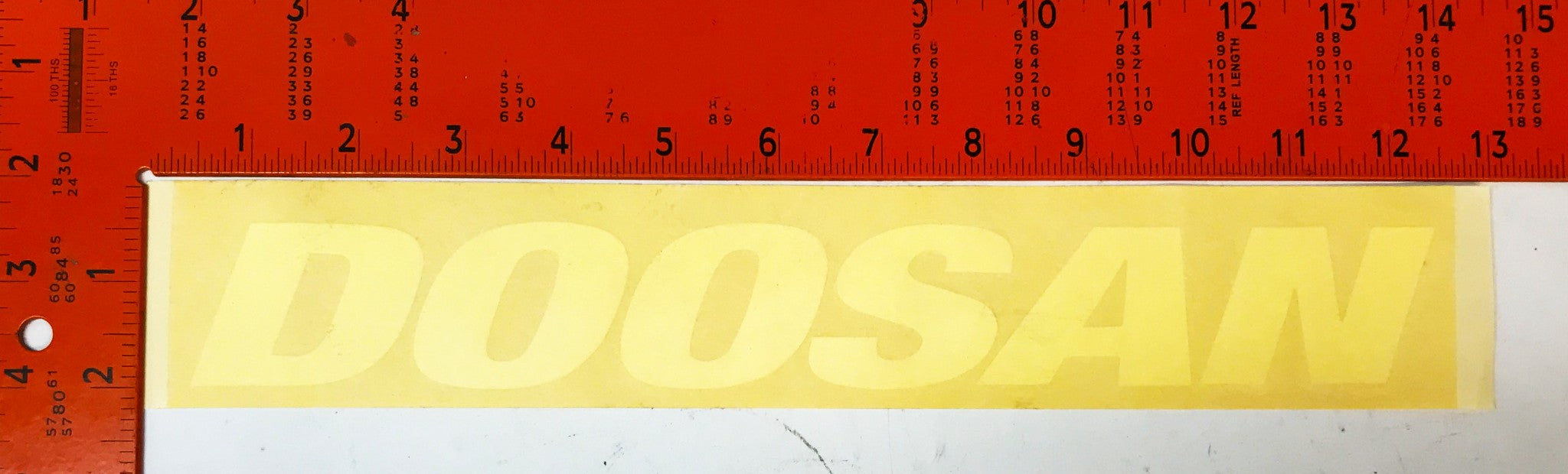 Doosan Forklift "Doosan" Decal A321234 [Lot of 5] NOS