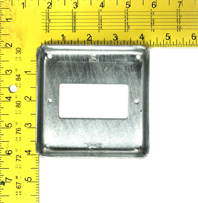 Raco 4IN Square Cover For Exposed Work Raised 1 GFCI Device 808 [Lot of 5] NOS