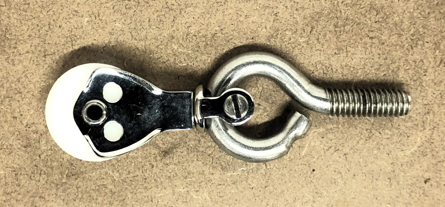 Ronstan 25mm Single Block Light Weigh Swivel Shackle With Hook RF573 NOS