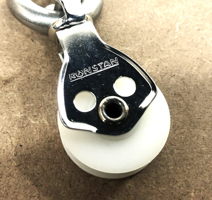 Ronstan 25mm Single Block Light Weigh Swivel Shackle With Hook RF573 NOS
