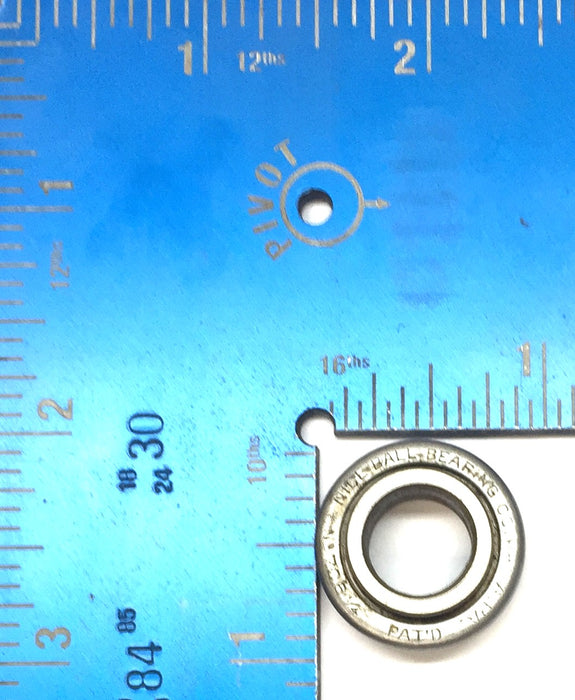 NICE Ball Bearing Co. Double-Roller Ball Bearing 706-1/4 [Lot of 3] NOS