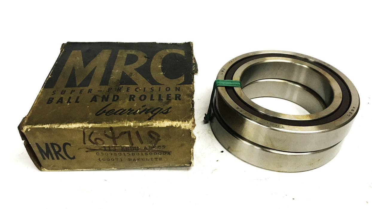MRC Angular Contact Ball Bearing Pair 113KRDU-ABEC5 NOS