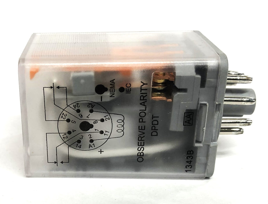 Square D Series F 12VDC DPDT-12A Plug In General Purpose Relay 8501KPD12V51 NOS
