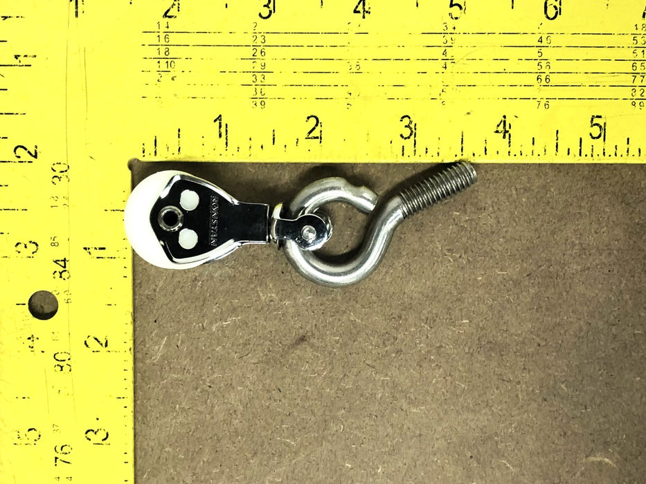 Ronstan 25mm Single Block Light Weigh Swivel Shackle With Hook RF573 NOS