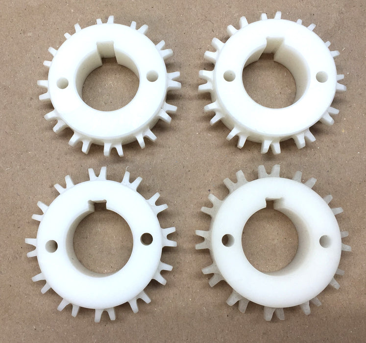 Acetal 12-Tooth Sprocket w/1" Round Bore with Keyway S3E1XXCDH5NG [Lot of 4] NOS