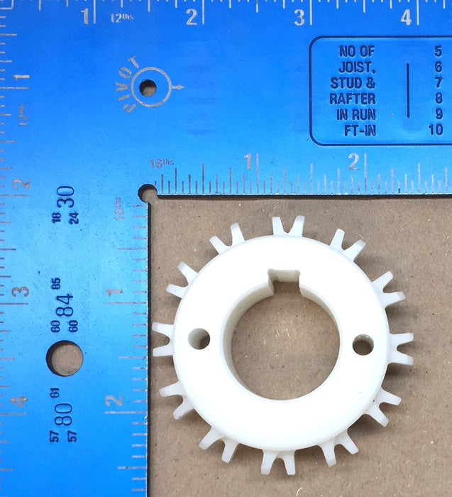 Acetal 12-Tooth Sprocket w/1" Round Bore with Keyway S3E1XXCDH5NG [Lot of 4] NOS