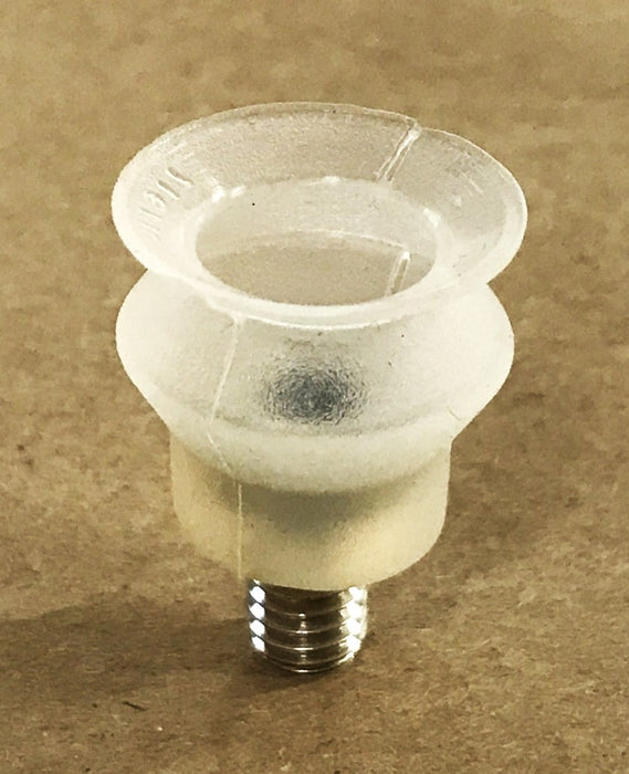 Vac Motion 19mm Bellows Suction Cup with M6 Male Fitting 081917S [Lot of 2] NOS