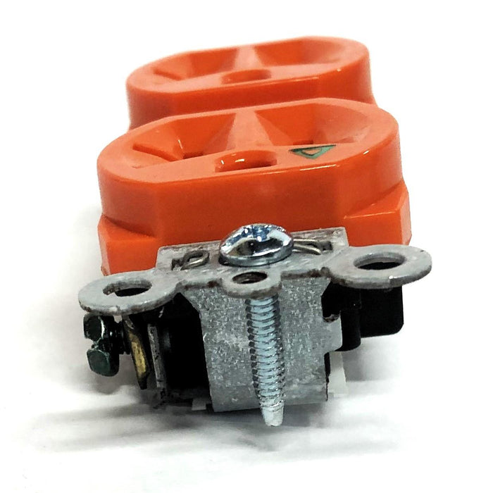 Legrand 20A 125V Orange Isolated Ground Duplex Receptacle IG5362 [Lot of 2] NOS