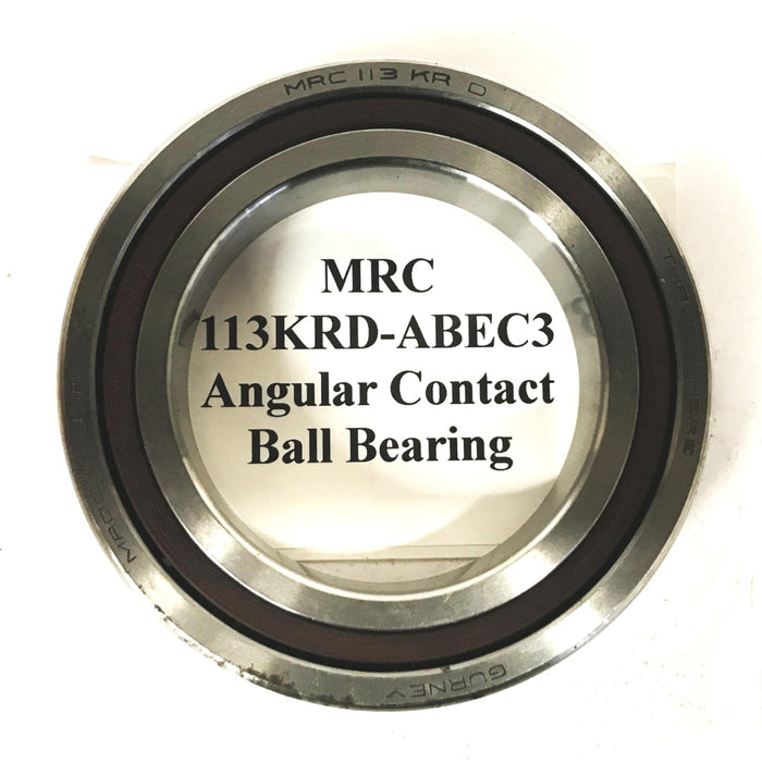 MRC Angular Contact Ball Bearing 113KRDU-ABEC3 NOS