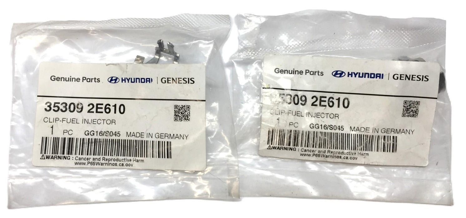 Hyundai Fuel Injector Clip 35309 2E610 [Lot of 2] NOS