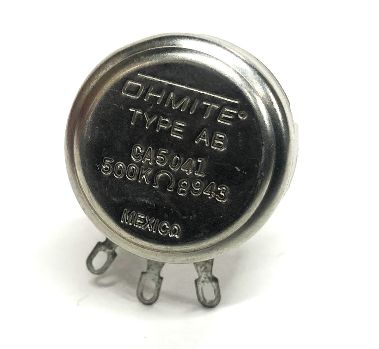 Ohmite Type AB 500 OHM 8943 Potentiometer CA-5041 NOS