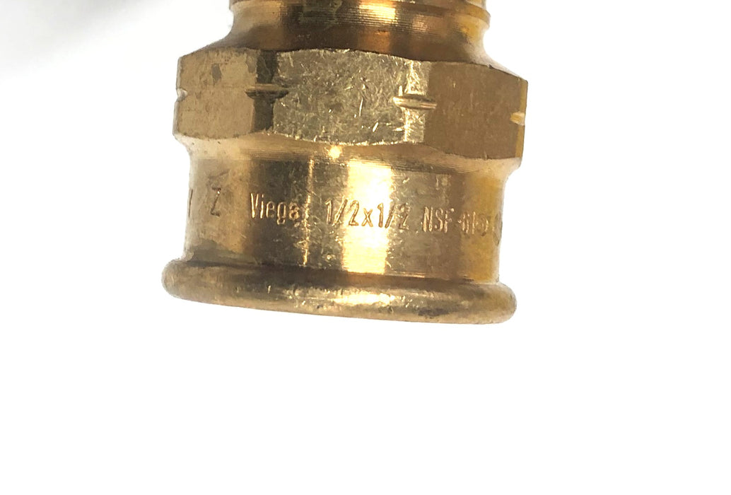 Viega Fitting 1/2x1/2 NSF-61 [Lot of 2] NOS