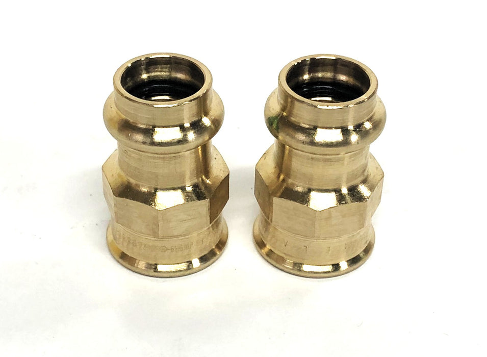 Viega NSF-61-6 Fitting 1/2x1/2 [Lot of 2] NOS