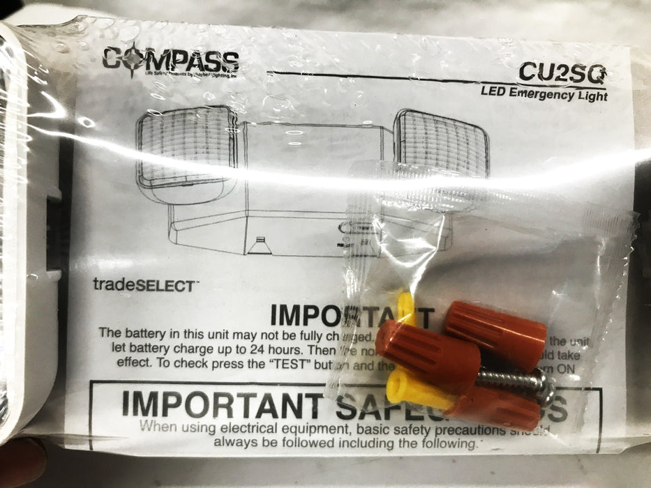 Compass LED Emergency Light CU2SQ NOS
