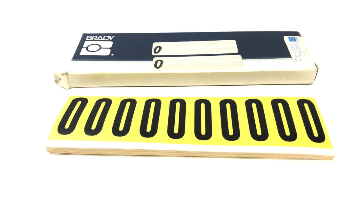 Brady Box of (13) Black on Yellow O Vinyl Cards 3440O NOS