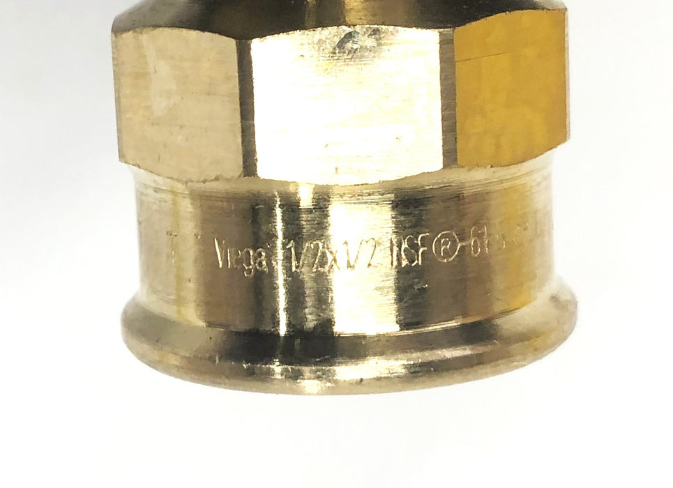 Viega NSF-61-6 Fitting 1/2x1/2 [Lot of 2] NOS